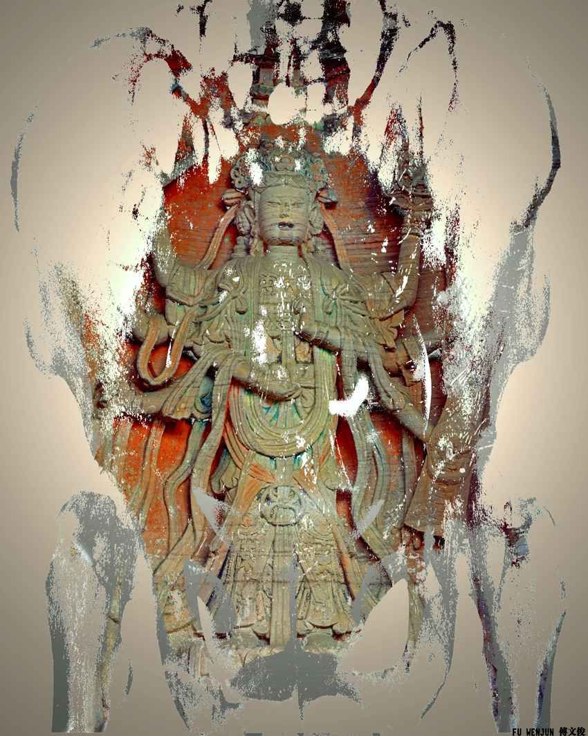 Illusory Metamorphoses grass cloth version No.6