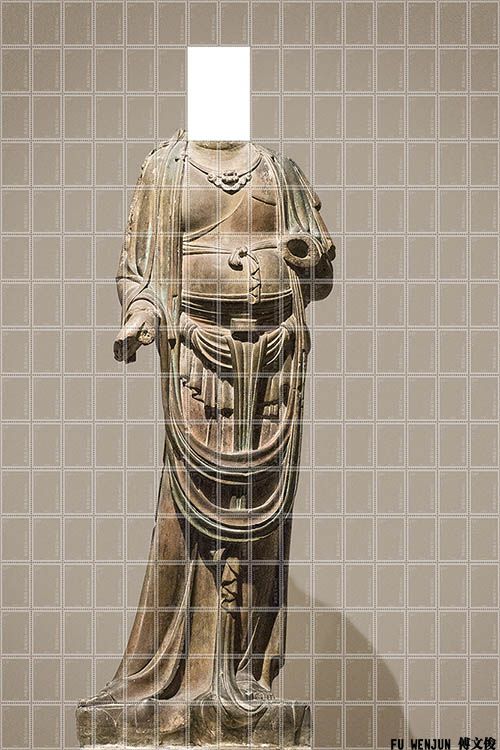 Stamps-Dunhuang Lady conceptual photography
