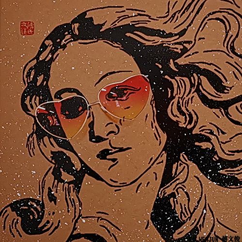 Re-reading of Art History, Sandro Botticelli, The Birth of Venus, 1485-1486